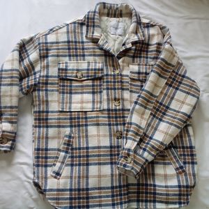 Angel Kiss Jacket flannel print